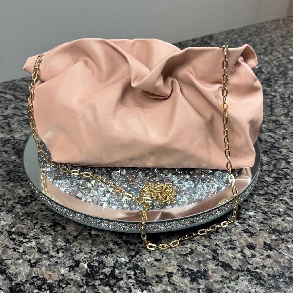 Olivia & Kate pink Blush Shoulder Bag EUC